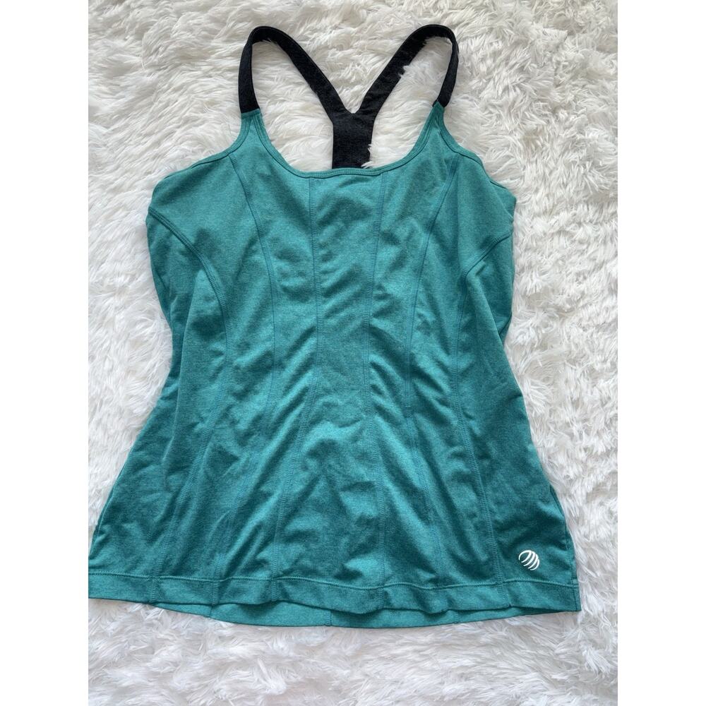 MPG Sport Women’s L Green And Gray Sport Tank Top. Grt. Qual, Comfortable